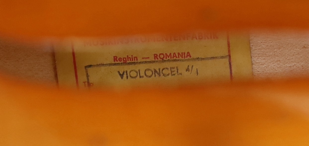 A Voloncel cello, with soft case